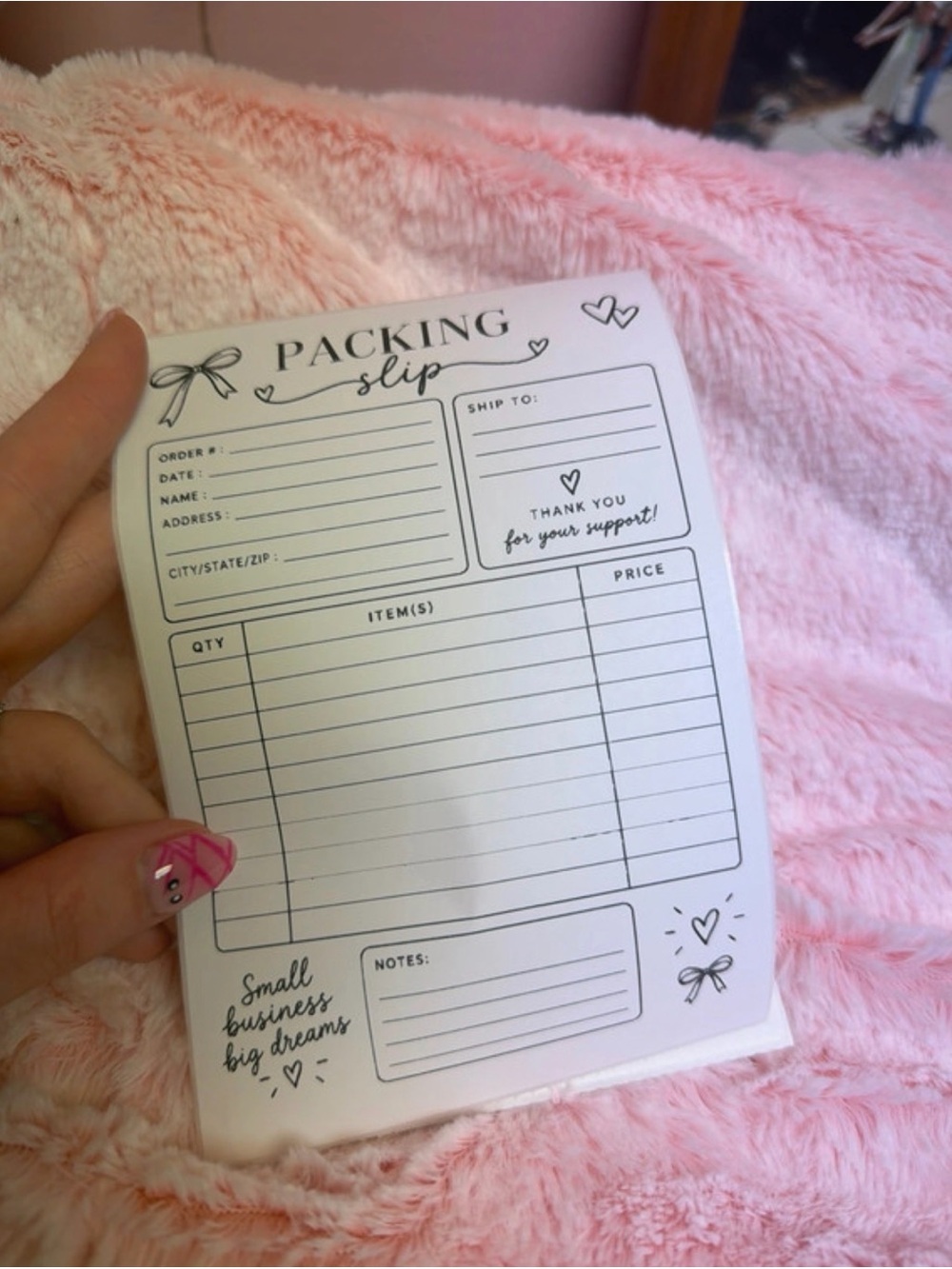 Packing Slip Stickers- 25 Pack